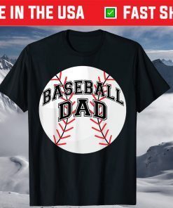 Baseball Dad Parents Father's Day Proud Daddy Baseball Classic T-Shirt