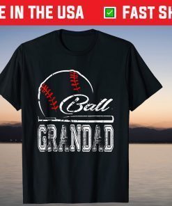 Baseball Grandad Fathers Day T-Shirt