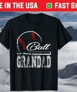 Baseball Grandad Fathers Day T-Shirt