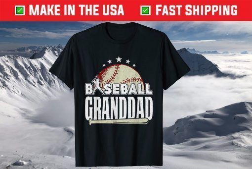 Baseball Granddad Father's Day T-Shirt