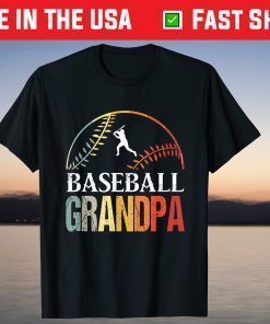 Baseball Grandpa - Vintage Baseball Grandpa Fathers Day Unisex T-Shirt