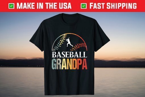 Baseball Grandpa - Vintage Baseball Grandpa Fathers Day Unisex T-Shirt