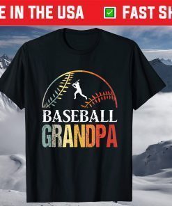 Baseball Grandpa - Vintage Baseball Grandpa Fathers Day Unisex T-Shirt