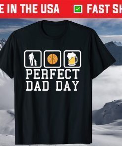 Basketball And Beers Ferfect Dad Day Father Day Classic T-Shirt