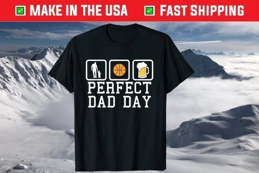 Basketball And Beers Ferfect Dad Day Father Day Classic T-Shirt