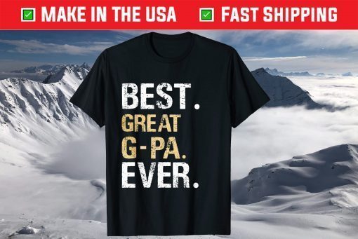 Best Great G-Pa Ever Granddaughter Grandson Classic T-Shirt