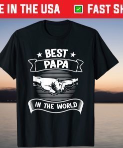 Best Papa In The World Father's Day T-Shirt