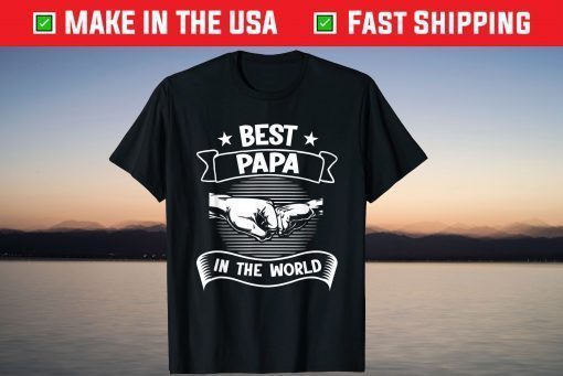 Best Papa In The World Father's Day T-Shirt