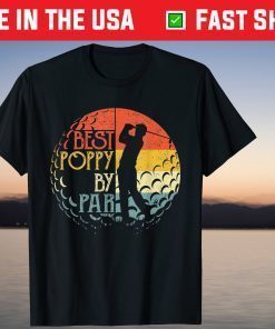 Best Poppy By Par Golf Lover Sports Christmas T-Shirt