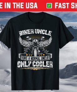 Biker Uncle Motorcycle Father's Day T-Shirts