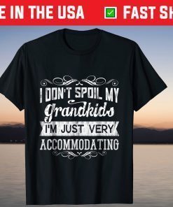 I Don't Spoil My Grandkids Just Very Accommodating T-Shirt