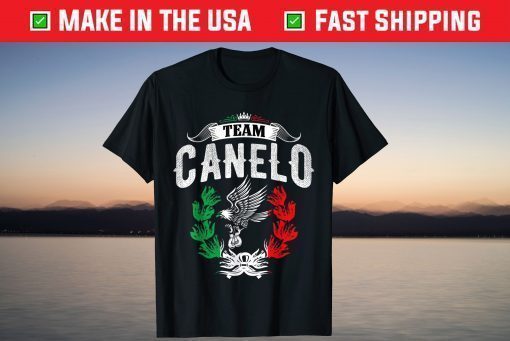 Mexico Flag Team Canelo Vintage Boxing Alvarez T-Shirt