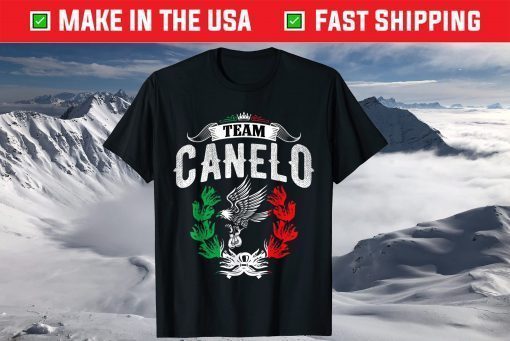 Mexico Flag Team Canelo Vintage Boxing Alvarez T-Shirt