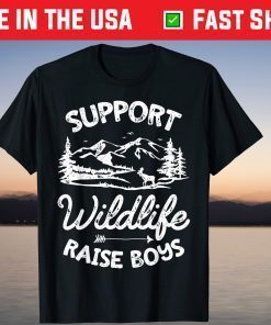 Support Wildlife Raise Boys Father's Day Classic T-shirt