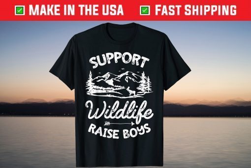 Support Wildlife Raise Boys Father's Day Classic T-shirt