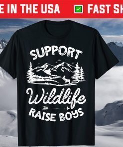 Support Wildlife Raise Boys Father's Day Classic T-shirt