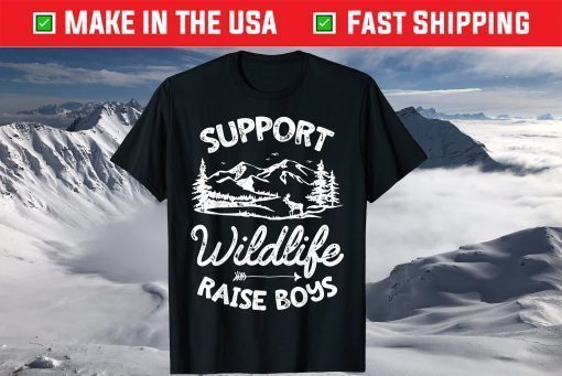 Support Wildlife Raise Boys Father's Day Classic T-shirt