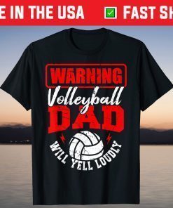 Volleyball Dad Fan Player Team Sport Father's Day Daddy Classic T-Shirt