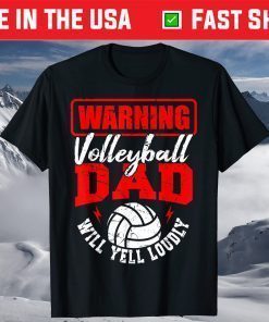 Volleyball Dad Fan Player Team Sport Father's Day Daddy Classic T-Shirt