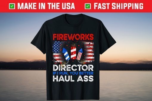 4th of July Men Fireworks Director If I Run You Run Classic T-Shirt