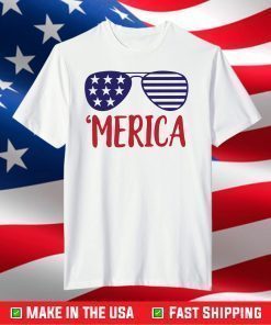 4th of July Merica Glasses Shirt