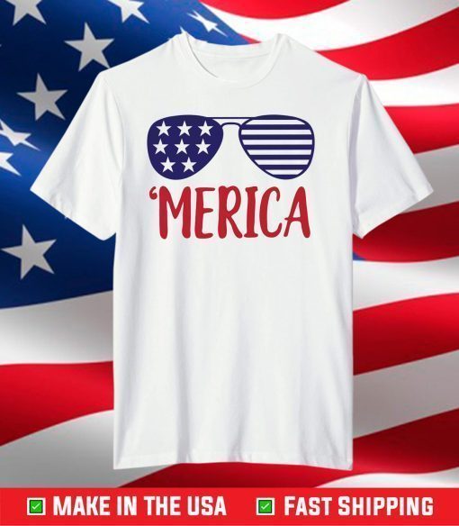 4th of July Merica Glasses Shirt