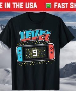 9 Year Old Boy Birthday Video Game T-Shirt