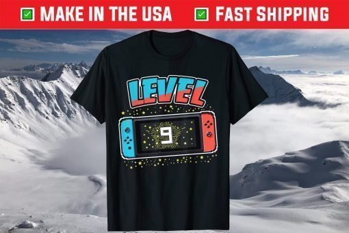 9 Year Old Boy Birthday Video Game T-Shirt