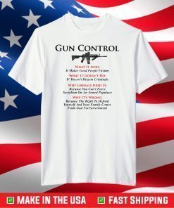 American Gun Flag Gun Control Classic T-Shirt