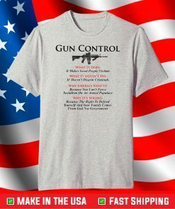 American Gun Flag Gun Control Classic T-Shirt