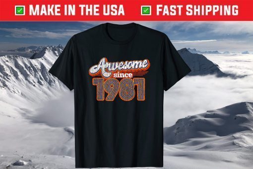 Awesome Since 1981 38th Birthday 38 Year Old T-Shirt