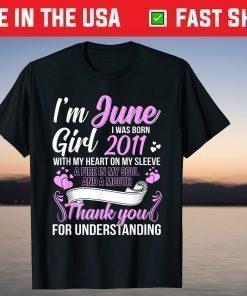 Awesome Since 2011 10th Birthday I'm A June Girl 2011 Classic T-Shirt