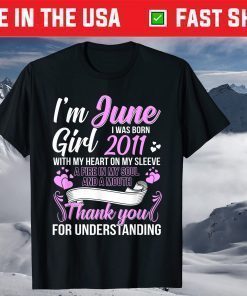 Awesome Since 2011 10th Birthday I'm A June Girl 2011 Classic T-Shirt