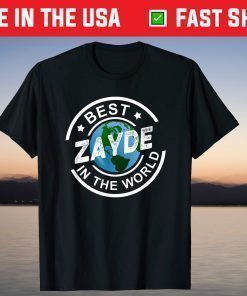 Best Zayde In The World Yiddish Jewish Grandpa Father's Day Classic T-Shirt