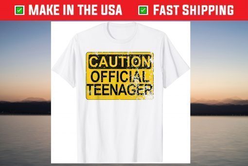 Caution Teen Warning 13th Birthday Classic T-Shirt