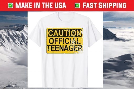 Caution Teen Warning 13th Birthday Classic T-Shirt