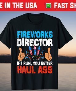 4th Of July 2021 Just Here To Bang American Flag T-Shirt