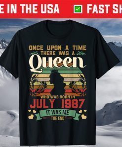 Girl's 32nd Birthday July 1987 Queen T-Shirt