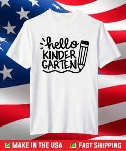 Hello Kindergarten Teacher Us 2021 T-Shirt