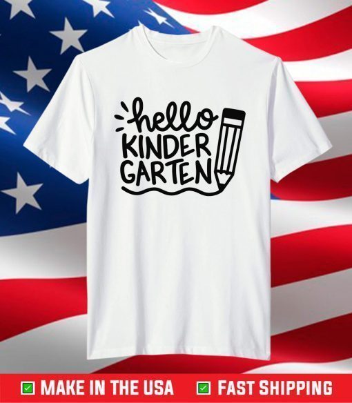 Hello Kindergarten Teacher Us 2021 T-Shirt