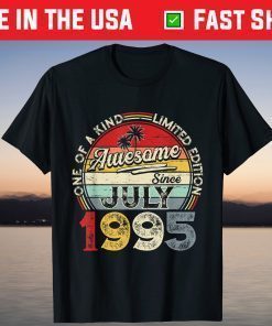 July 1995 Limited Edition Outfit Retro 26th Birthday T-Shirt