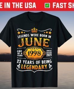 June 23th Birthday June 1998 23 Years Old Classic T-Shirt