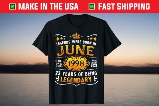 June 23th Birthday June 1998 23 Years Old Classic T-Shirt