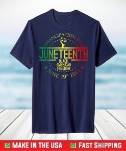 Junieteenth African American Freedom Black History 19 T-Shirt