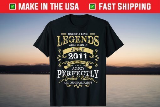 Legend Born July 2011 10th Birthday Tee For 10 Years Old Classic T-Shirt