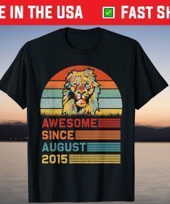 Lion 2015 Awesome August 6th Birthday Classic T-Shirt