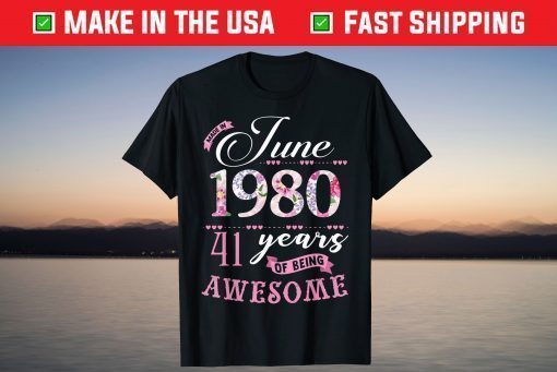 Made In 1980 41 Years Of Being Awesome Classic T-Shirt