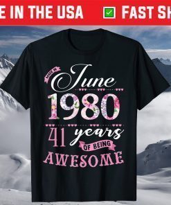 Made In 1980 41 Years Of Being Awesome Classic T-Shirt