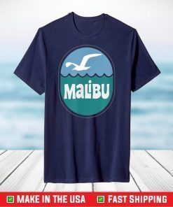 Malibu California Vintage Retro 1970's Design T-Shirt