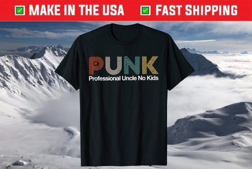 Mens Punk Professional Uncle No Kids Uncle Classic T-Shirt